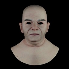 (SF-N11) Crossdress cosplay realistic human face silicone male full head mask fetish wear